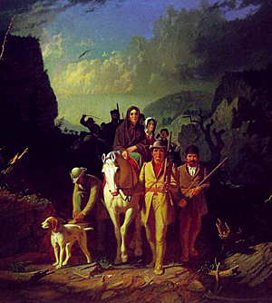 Daniel Boone leds settlers to Kentucky, once the 3rd largest wine producer.