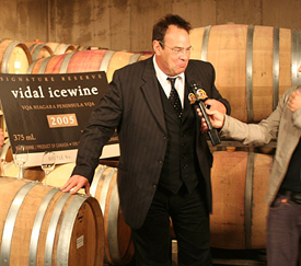 Dan Aykroyd's new career as wine-meister.