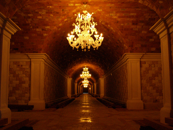 The caves at Del Dotto Vineyards & Winery