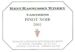 Kent Rasmussen’s Carneros Pinot Noir