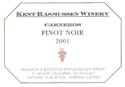  Kent Rasmussen’s Carneros Pinot Noir