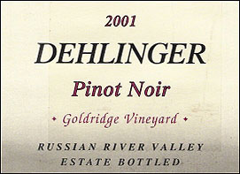 Dehlinger Russian River Valley Pinot Noir