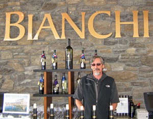 Sunset at Bianchi Winery in Paso Robles