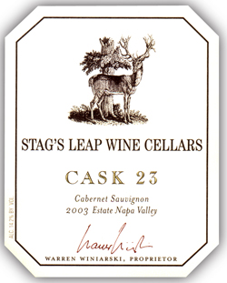 Cask 23 is just one of Stag's Leap Wine Cellars Cabernet labels.