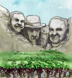 Napa's Mount Rushmore