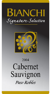 Bianchi Winery 2004 Cabernet Sauvignon, Signature Selection (Paso Robles)