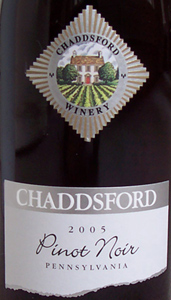 Wine:Chaddsford Winery 2005 Pinot Noir Barrel Select (Pennsylvania)