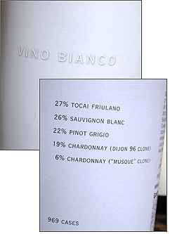 Channing Daughters Winery 2006 Vino Bianco (Long Island)