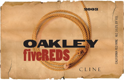 Wine:Cline Cellars 2003 Oakley Five Reds (California)