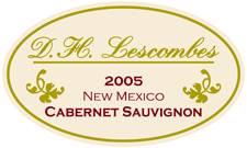 St. Clair Vineyards 2005 DH Lescombes Cabernet Sauvignon (New Mexico)