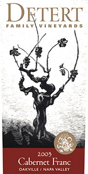 Detert Family Vineyards 2003 Cabernet Franc (Oakville)