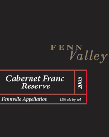 Wine:Fenn Valley Vineyards 2005 Cabernet Franc (Fennville)