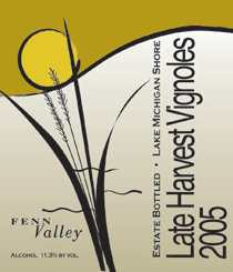 Wine:Fenn Valley Vineyards 2005 Late Harvest Vignoles (Lake Michigan Shore)