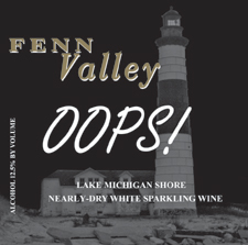 Wine:Fenn Valley Vineyards NV OOPS (Lake Michigan Shore)