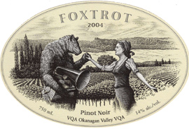 Wine:Foxtrot Vineyards 2004 Pinot Noir (Okanagan Valley)