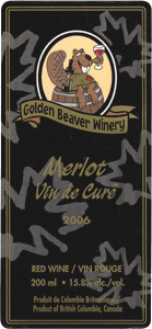 Golden Beaver Winery 2006 Merlot Vin de Curé (Okanagan Valley)