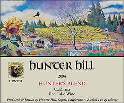 Wine:Hunter Hill Vineyard & Winery 2004 Hunter's Blend (California)