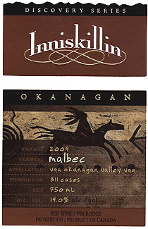 Wine:Inniskillin Okanagan Vineyards Winery 2004 Malbec (Okanagan Valley)