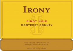 Delicato Family Vineyards 2005 Irony Pinot Noir (Monterey)