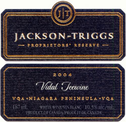 Wine:Jackson-Triggs Niagara Estate 2004 Vidal Icewine - Proprietors Reserve (Niagara Peninsula)