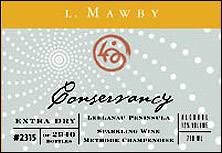 Wine: L. Mawby Vineyard Conservancy Extra Dry (Leelanau Peninsula)