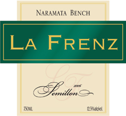Wine:La Frenz Winery 2006 Semillon (Okanagan Valley)