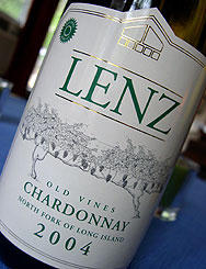 The Lenz Winery 2004 Old Vines Chardonnay (North Fork of Long Island)