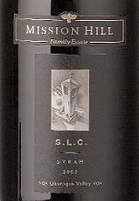 Mission Hill Winery 2003 S.L.C. Syrah (Okanagan Valley)