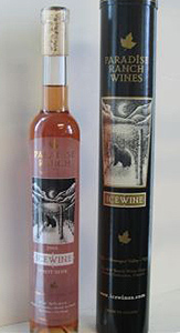 Wine:Paradise Ranch Wines 2005 Pinot Noir Icewine  (Okanagan Valley)