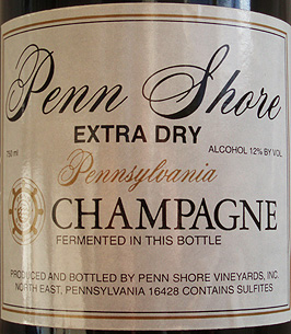 Penn Shore Vineyards NV Extra Dry Champagne (Pennsylvania)