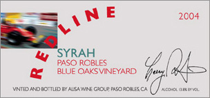 Redline 2004 Syrah, Blue Oaks Vineyard (Paso Robles)