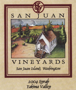 San Juan Vineyards 2004 Syrah (Yakima Valley)