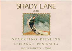 Wine:Shady Lane Cellars 2005 Sparkling Riesling (Leelanau Peninsula)