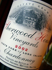 Sherwood House Vineyards 2002 Chardonnay (North Fork of Long Island)