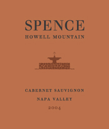 Spence Vineyards 2004 Cabernet Sauvignon  (Howell Mountain)