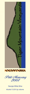 wine Tiger Mountain Vineyards 2007 Petit Manseng (Georgia)