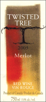Wine:Twisted Tree Vineyards and Winery 2005 Merlot (Okanagan Valley)