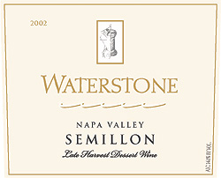 Waterstone Winery 2002 Late Harvest Semillon (Napa Valley)