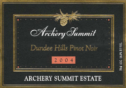 Wine:Archery Summit 2004 Pinot Noir, Archery Summit Estate (Dundee Hills)