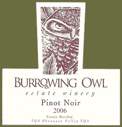 Burrowing Owl Vineyards 2006 Pinot Noir (Okanagan Valley)