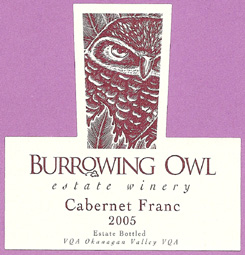 Burrowing Owl Vineyards 2005 Cabernet Franc (Okanagan Valley)