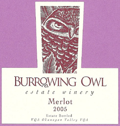 Burrowing Owl Vineyards 2005 Merlot (Okanagan Valley)
