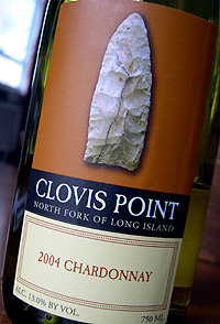 Wine: Clovis Point 2004 Chardonnay (North Fork of Long Island)
