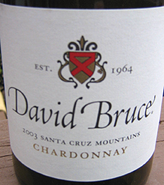 David Bruce Winery 2003 Chardonnay (Santa Cruz Mountains)
