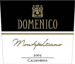 Domenico Wines 2005 Montepulciano (California)