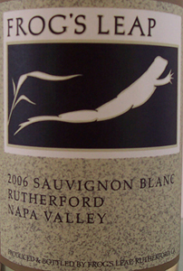 Frog's Leap 2006 Sauvignon Blanc (Rutherford)