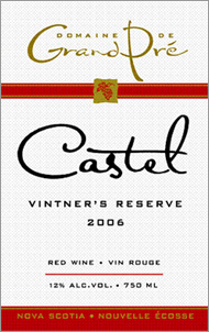 Domaine de Grand Pré 2006 Castel Vintner's Reserve (Nova Scotia)