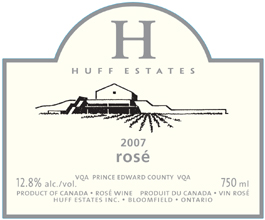 wine Huff Estates 2007 Rosé (Prince Edward County)