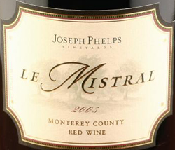 Joseph Phelps Vineyards 2005 Le Mistral (Monterey County)