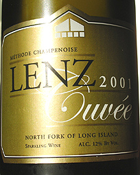 Lenz Winery 2001 Cuvee, Estate (North Fork of Long Island)